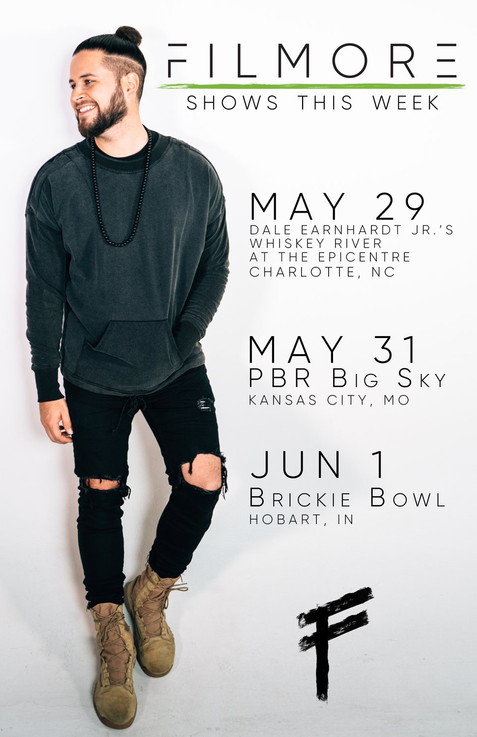 Filmore, Shows this week, 2019